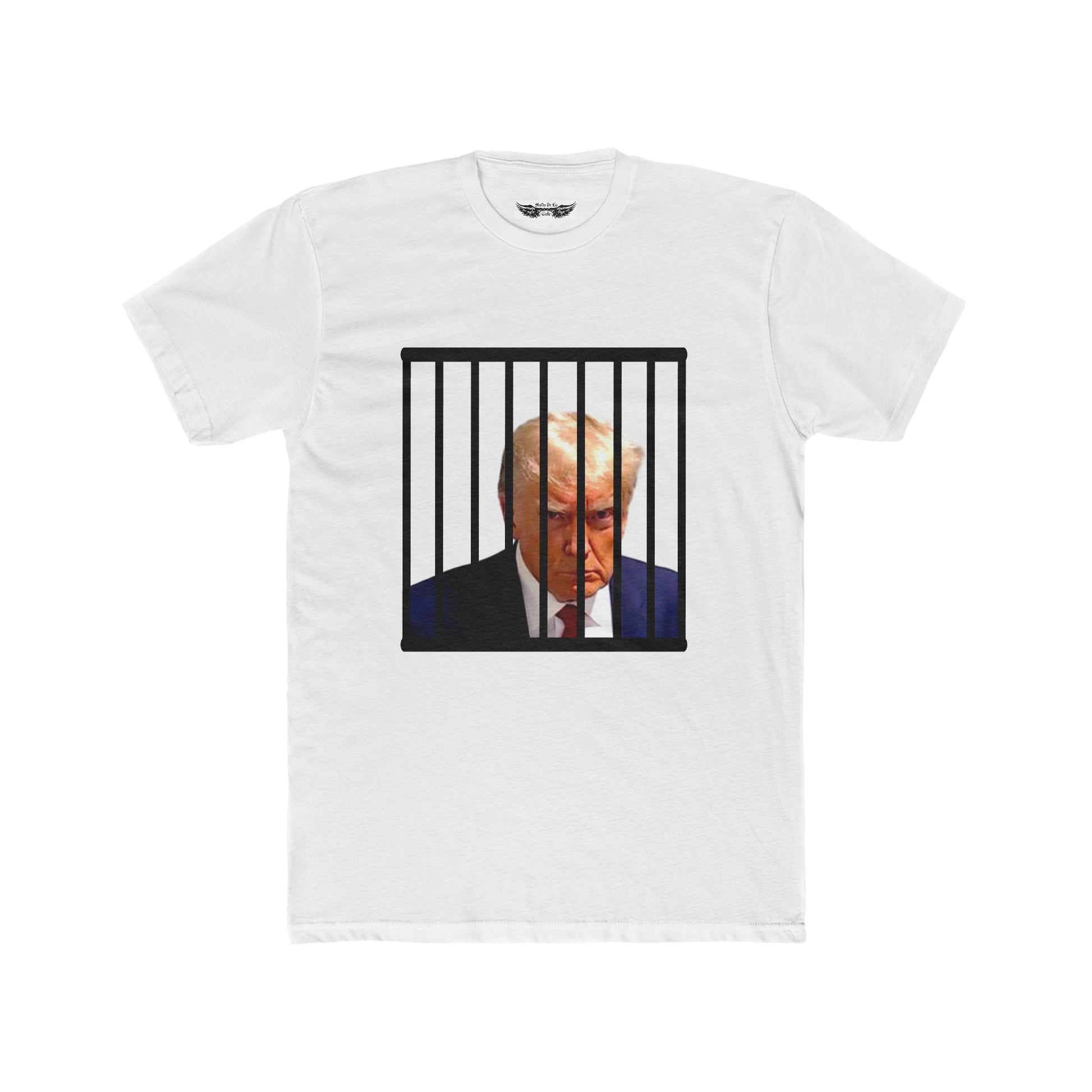 Men's Trump Mug Shot Cotton Crew Tee