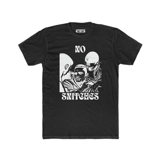 Men's No Snitches Cotton Crew Tee